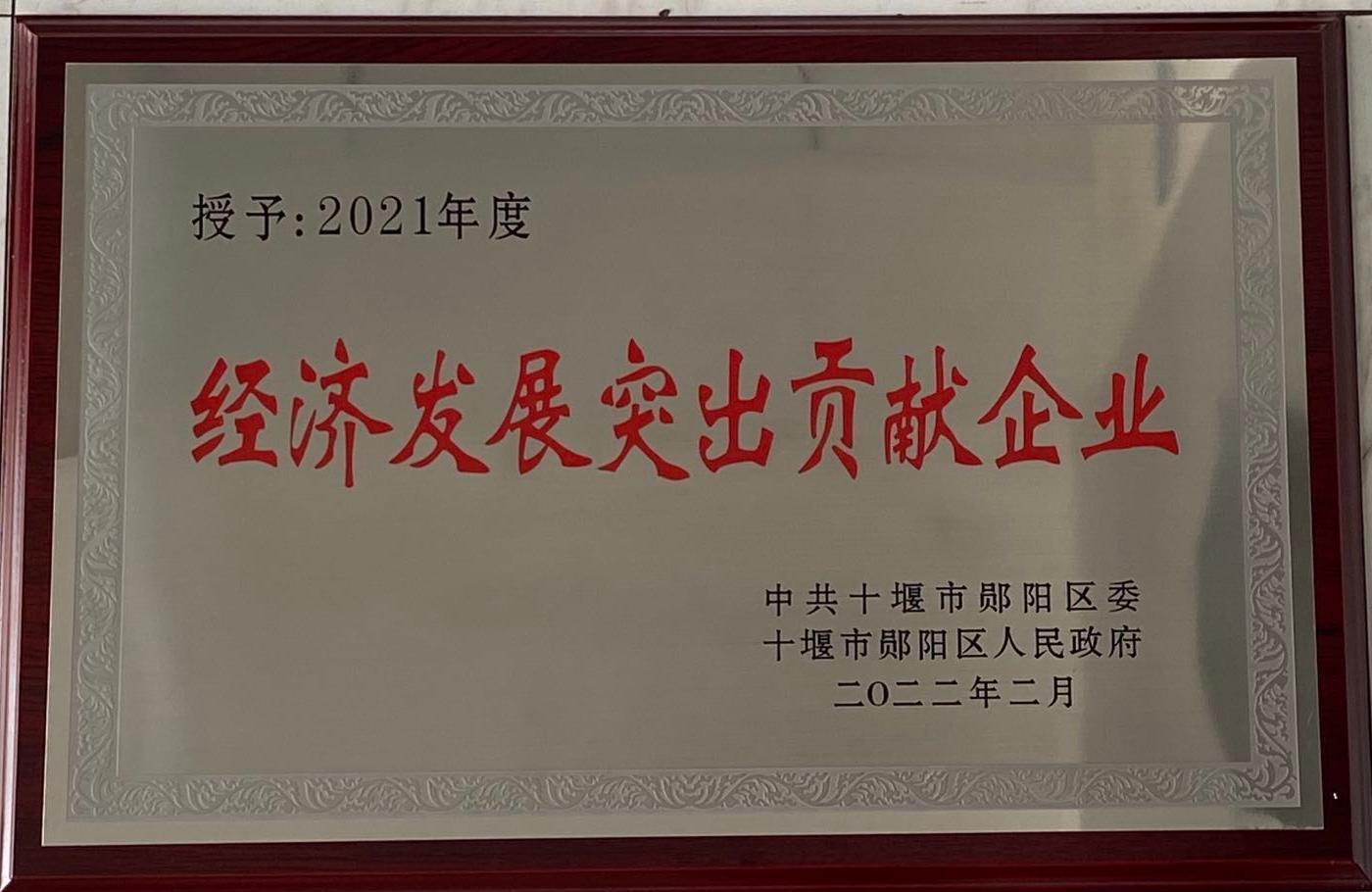 經濟發展(zhan)突出貢獻(xian)企業