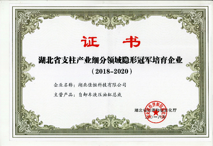 湖(hu)北省隐(yin)形冠軍(jun)培育企(qi)業2018